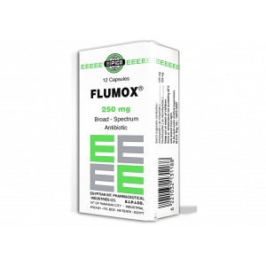 FLUMOX 250 MG ( AMOXICILLIN + FLUCLOXACILLIN ) 12 CAPSULES